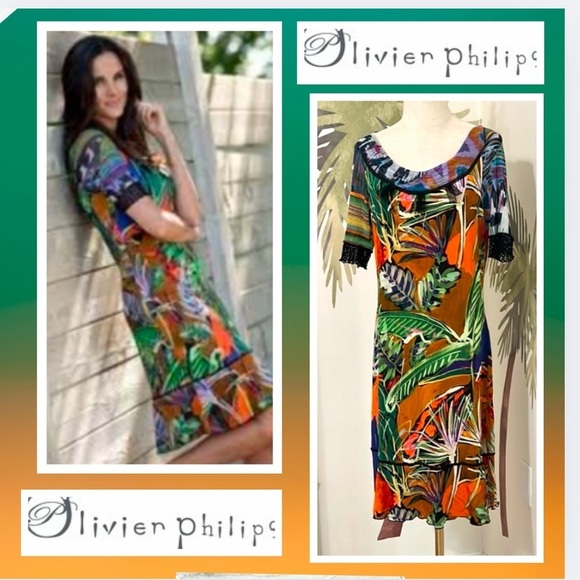 Olivier Philips,Iconic Design, Exceptional Clothier, Pull-On,Stretch,size 44/Lg - Picture 4 of 13